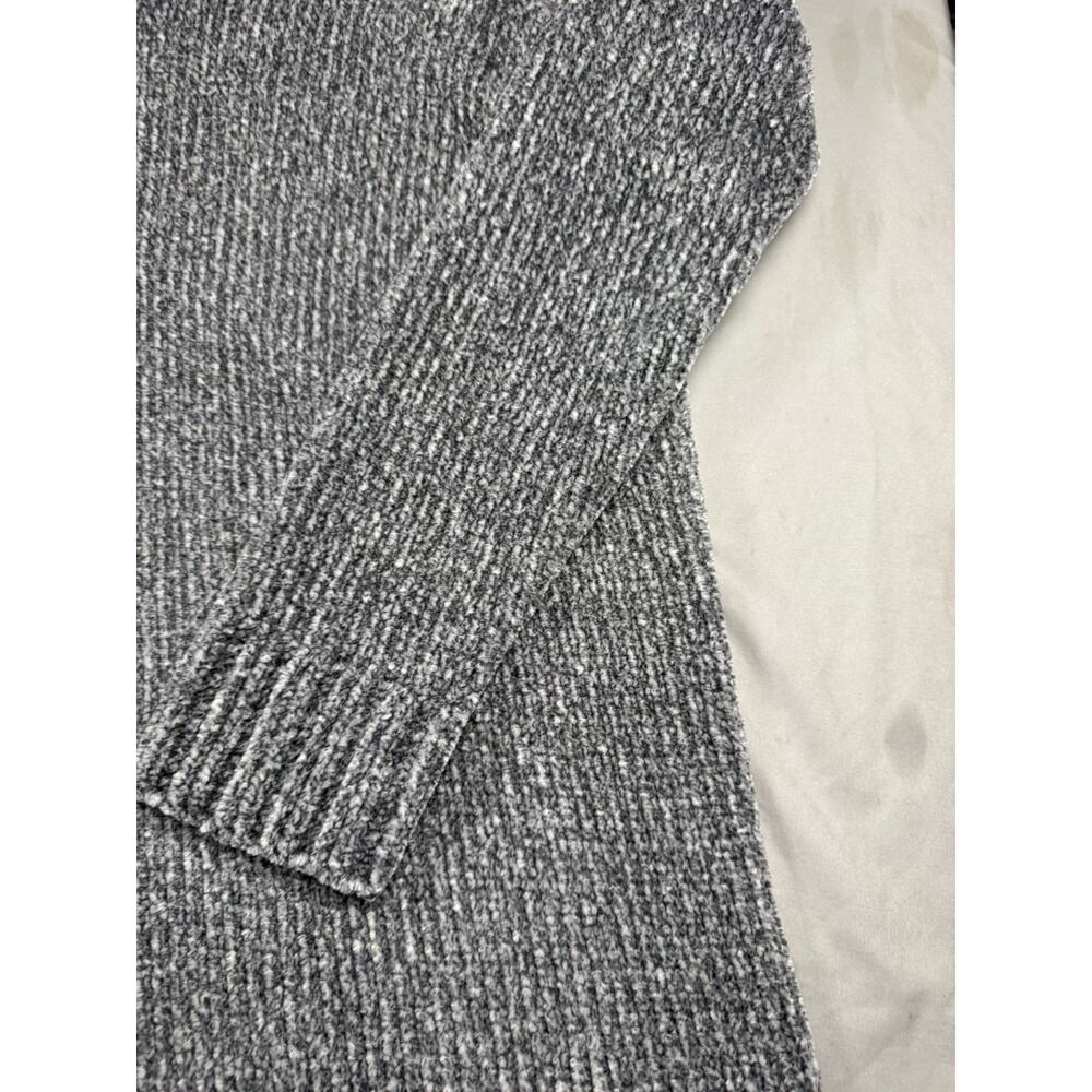 Orvis Gray Chenille V Neck Sweater Women’s Large Soft Cozy Pullover - Picture 5 of 15